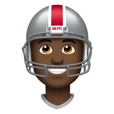 Ohio state football sticker