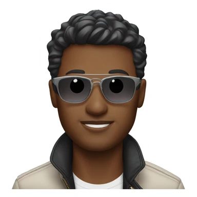 guy with cartier sunglasses  sticker