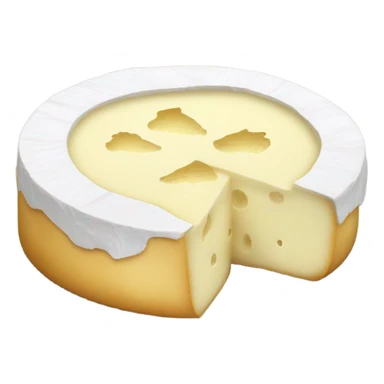Camembert cheese sticker