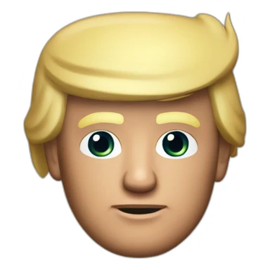 realistic Donald Trump Playstation5 sticker
