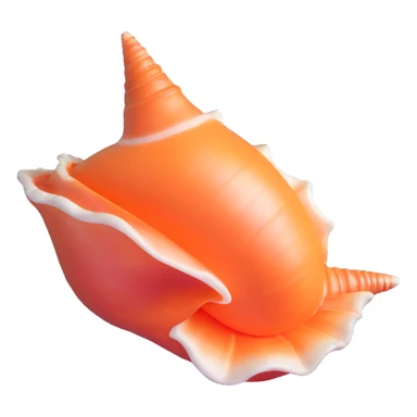 conch shell sticker