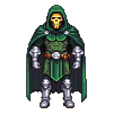 Doctor Doom Marvel villain sticker