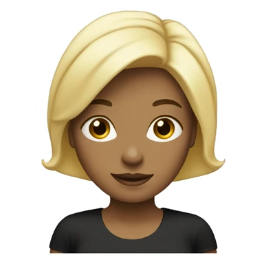  blonde, females,  wearing,  blac sticker