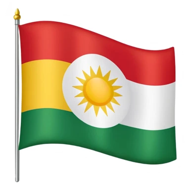 Kurdistan flag sticker