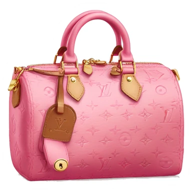 Louis Vuitton bag pink sticker