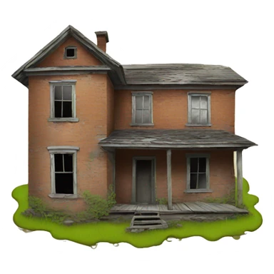 derelict house sticker