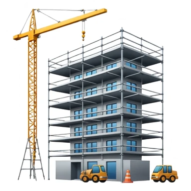 buildings under construction sticker