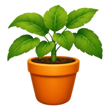 Una planta bonita con una masetá de color: FFACC4 sticker