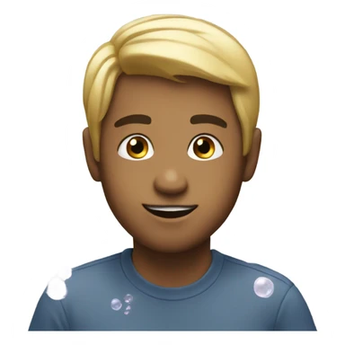 sparkly bubbles sticker