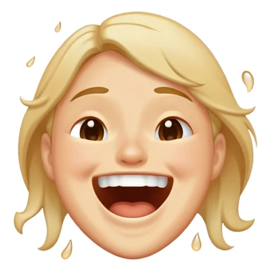 Chorando de rir sticker