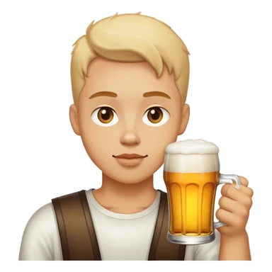 Minor drinking beer sticker