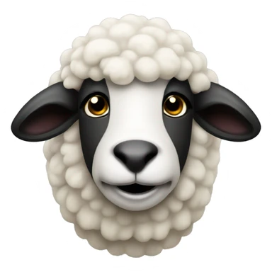 valais blacknose sheep sticker