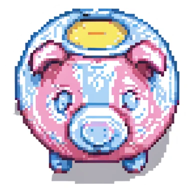 piggy bank sticker