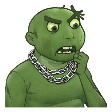 Chocking myself mad  sticker