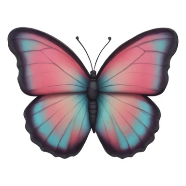 heart with butterflyes sticker