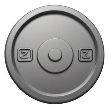 gym weight rotated by -45deg sticker