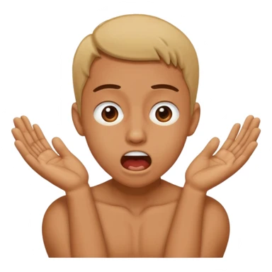 a person doing the choking emote sticker