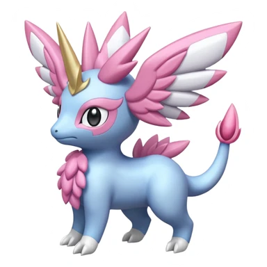 Diancie-Palkia-Amaura-Aurorus-aesthetic-fusion sticker