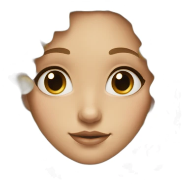 woman with blonde curly hair a nose ring long face eyeliner sticker