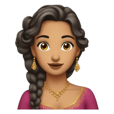 Belle fille marocaine sticker