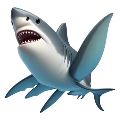 Shark with wings  sticker
