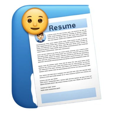 resume letter sticker