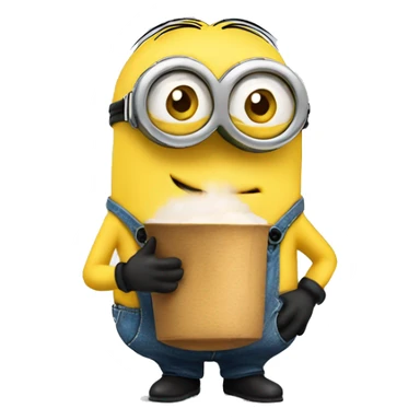Minion blowing a kiss  sticker