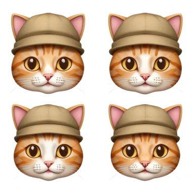 can you create a cat with funny hats sticker