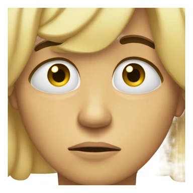 Sad teary eyed sticker