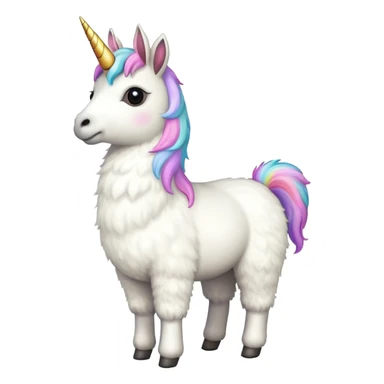 Lama licorne  sticker