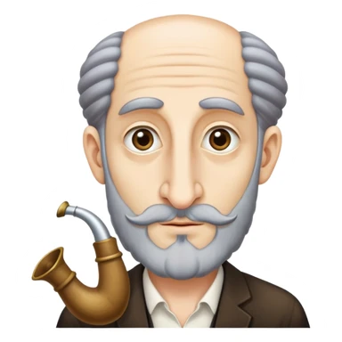 Make a Jewish man with yamaka, long nose, and payots sticker