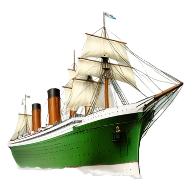 Ship that’s looks exact to the white star line HMHs Britannic sticker