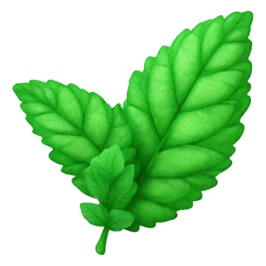 mint leaf sticker