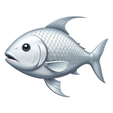make a white fish emoji sticker