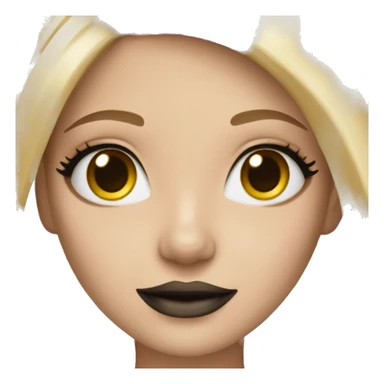 Sephora kid blonde and white sticker