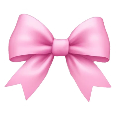 pink bow sticker