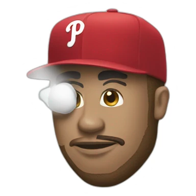 Phillies player sticker