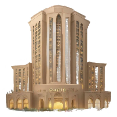 beautiful hotel in Dubai sticker