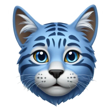 blue wildcat sticker