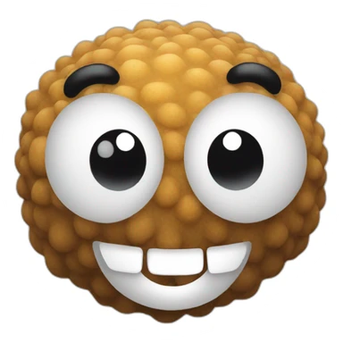 smiling haggis sticker