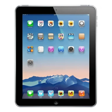 An iPad from Apple sticker