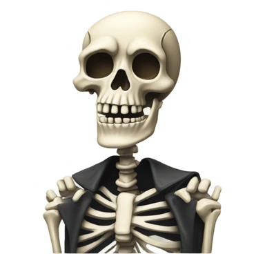 Embarrassing skeleton  sticker