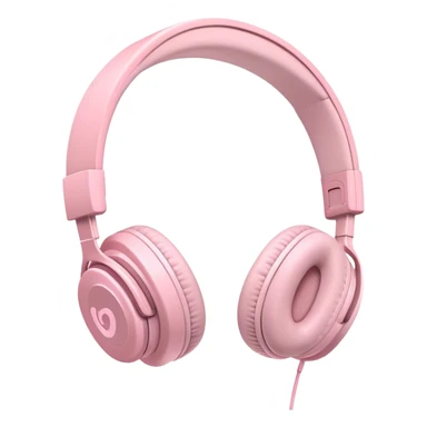 pastel pink headphone sticker