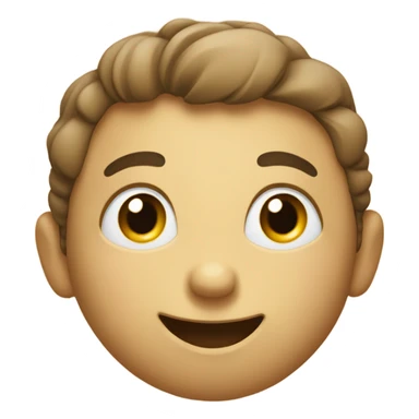 Face rolling eyes with a smile sticker