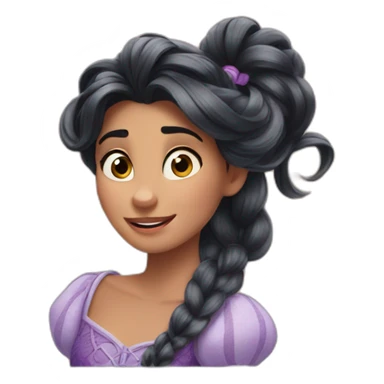 Tangled Disney girl sticker
