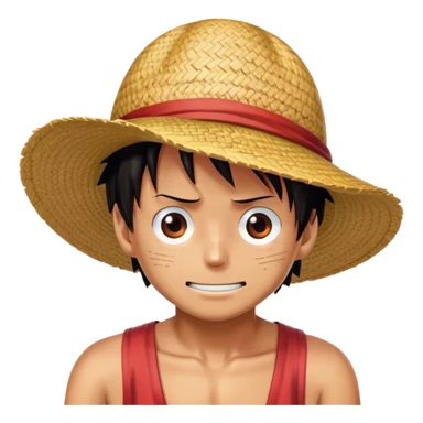 Luffy from one peice sticker