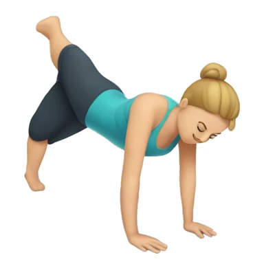 Pilates mat sticker