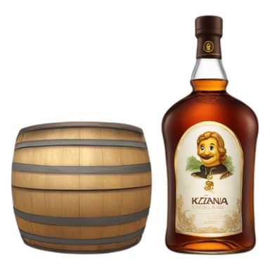 52 years Kizlyar brandy sticker