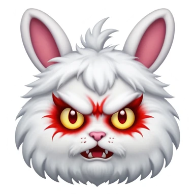 Exorcist demons rabbit sticker
