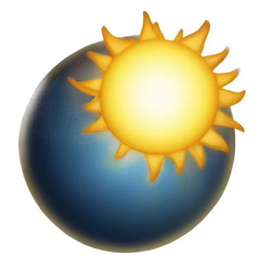 one orbit around the sun representing one year sticker